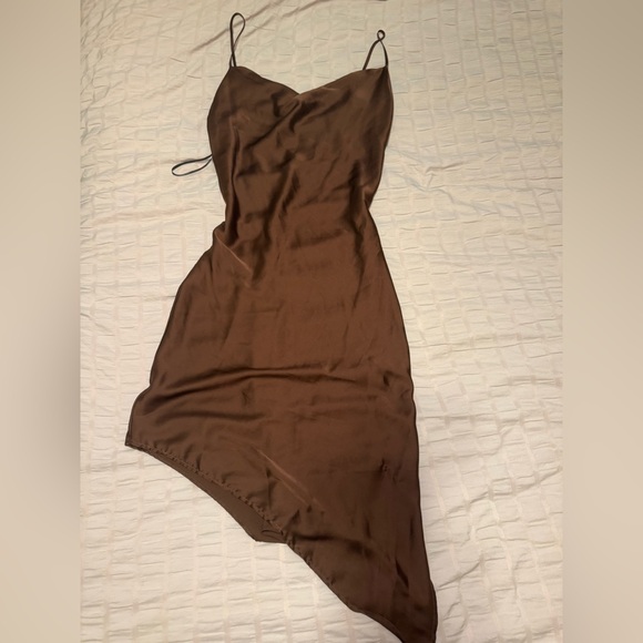 Forever 21 Dresses & Skirts - Forever 21 Asymmetrical Brown Dress